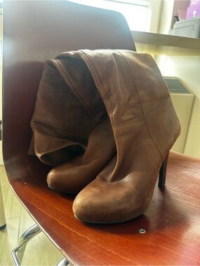 Jessica Simpson OTK leather boots